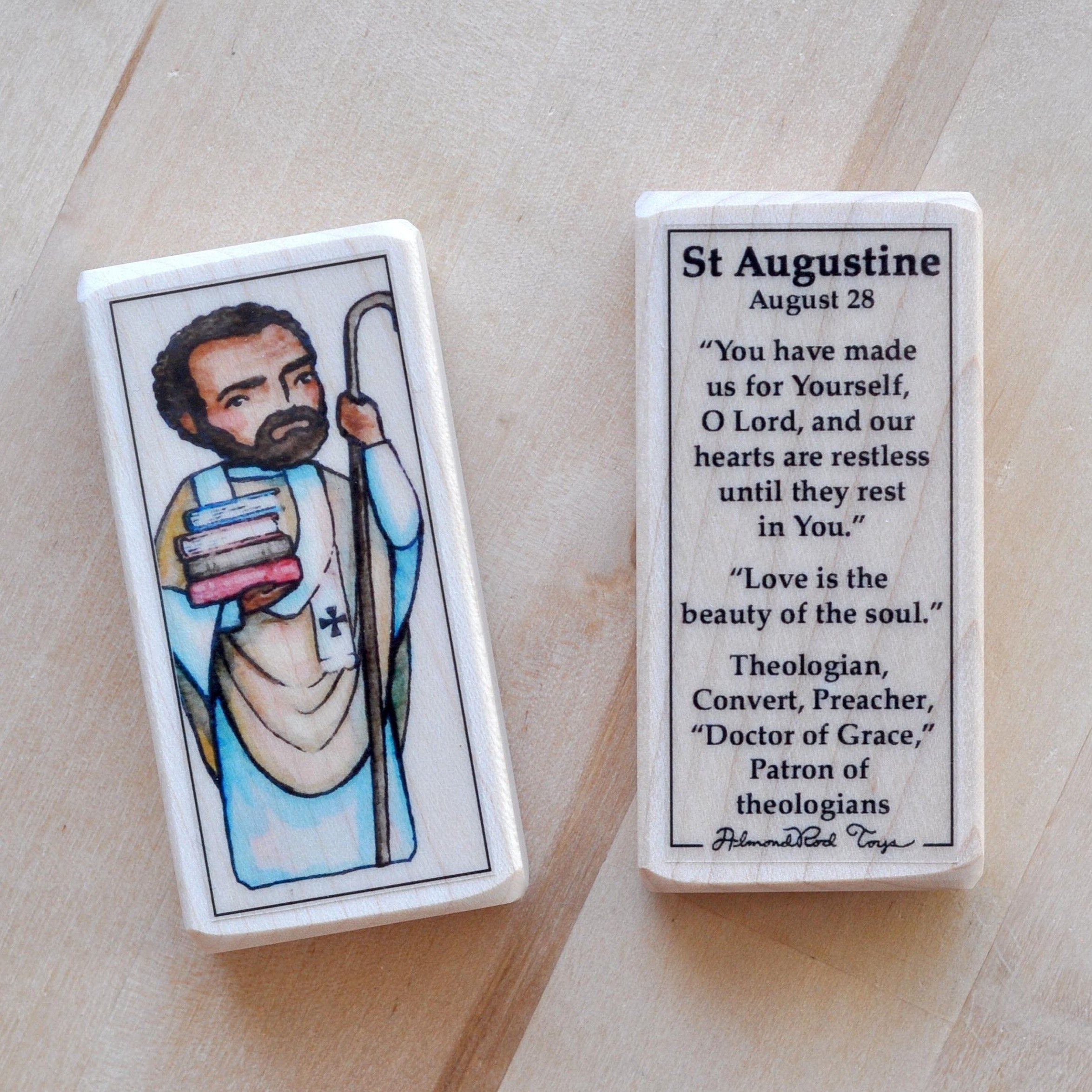 Augustine // Patron Saint Block