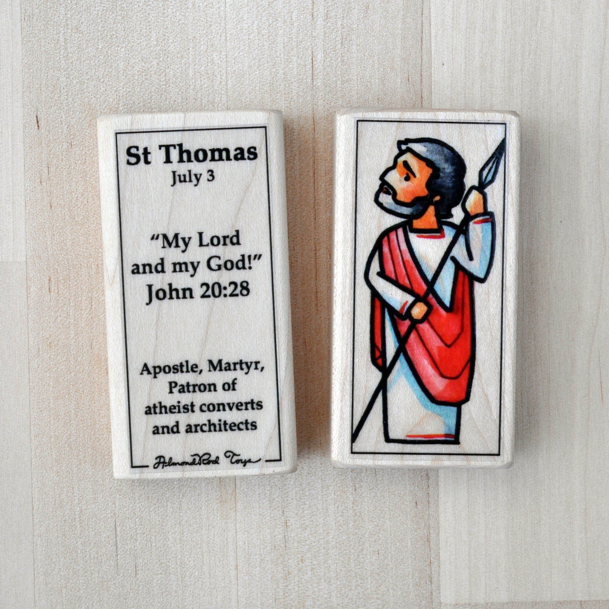 Thomas the Apostle // Patron Saint Block