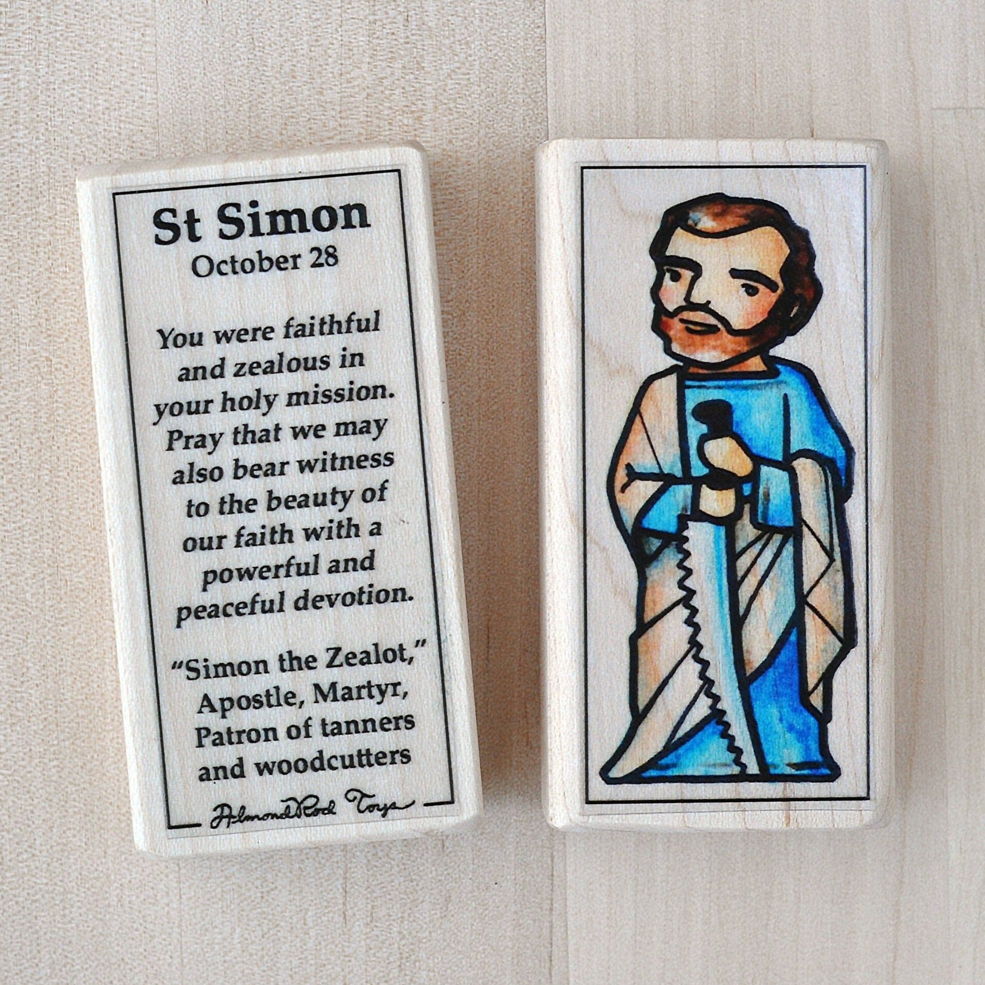 Simon the Apostle // Patron Saint Block