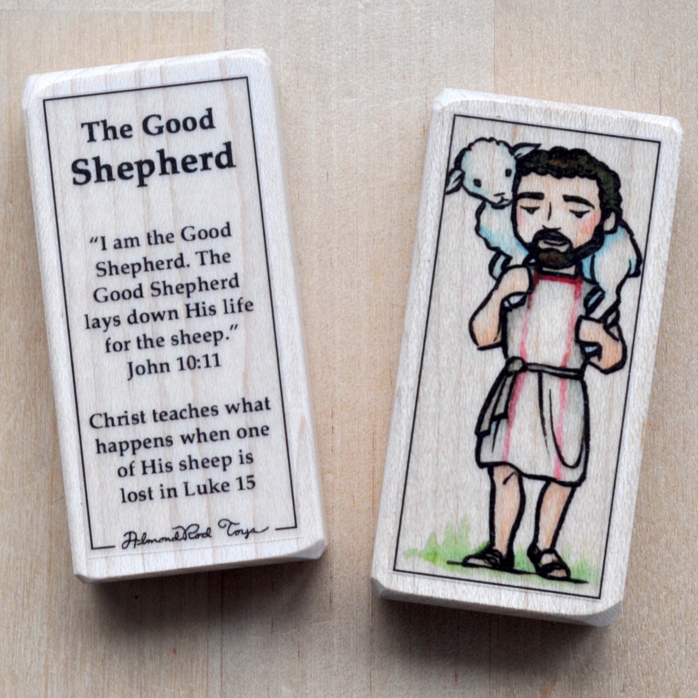 Jesus the Good Shepherd // Patron Saint Block