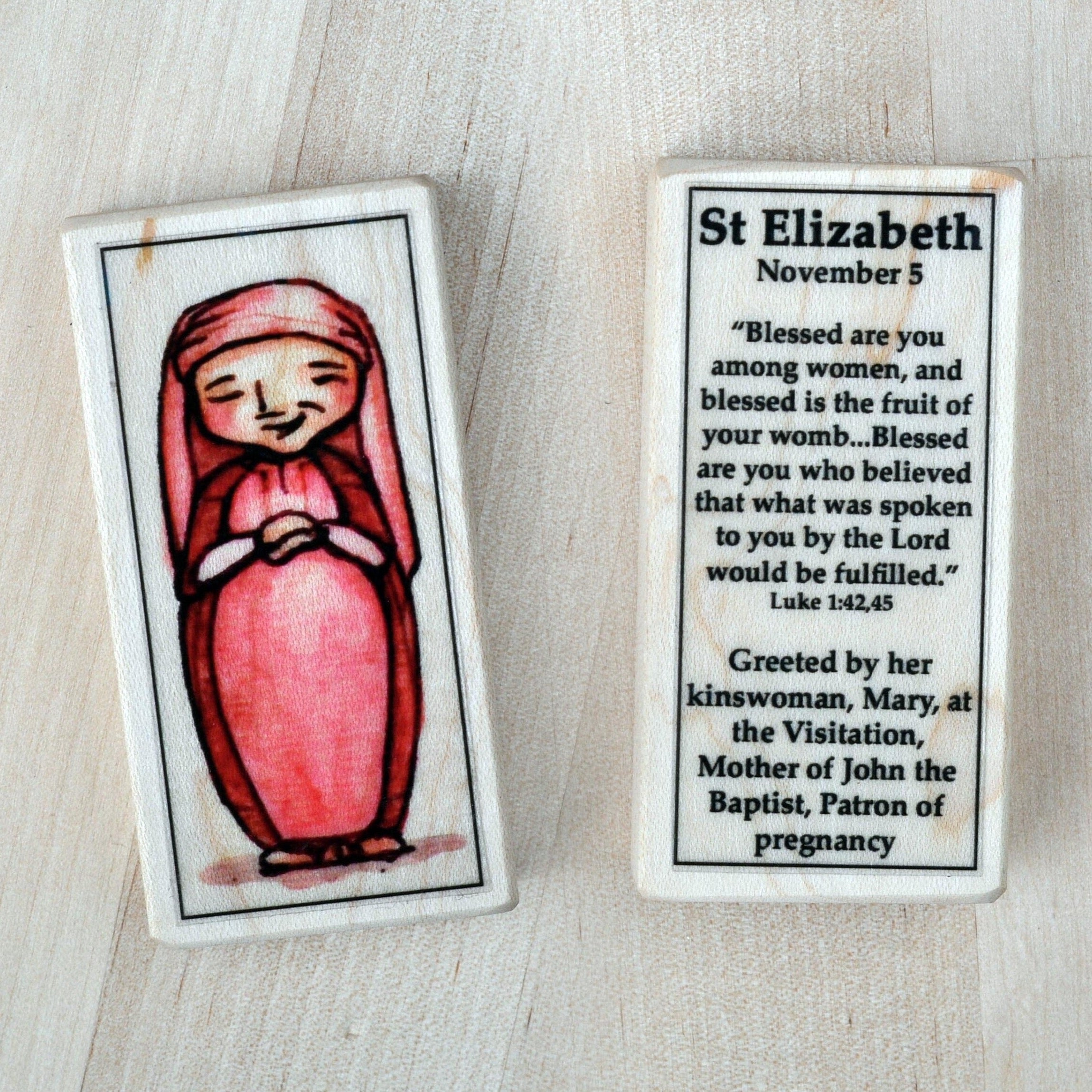 Elizabeth of the Visitation // Patron Saint Block