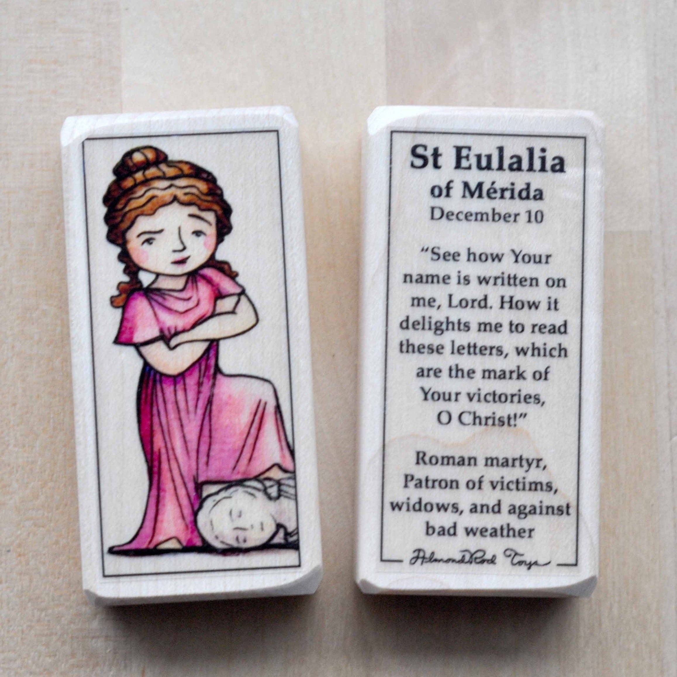 Eulalia of Merida // Patron Saint Block