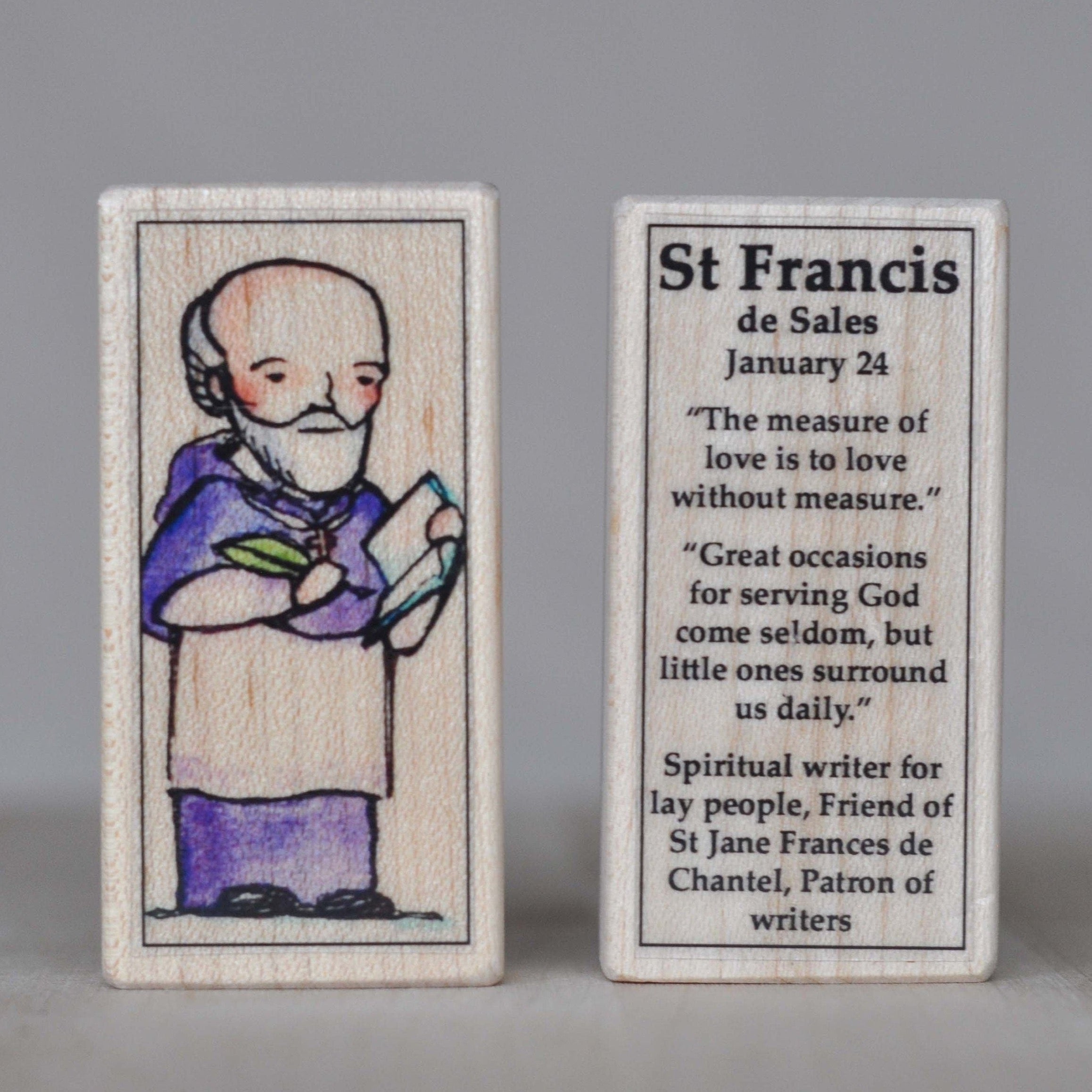 Francis de Sales // Patron Saint Block