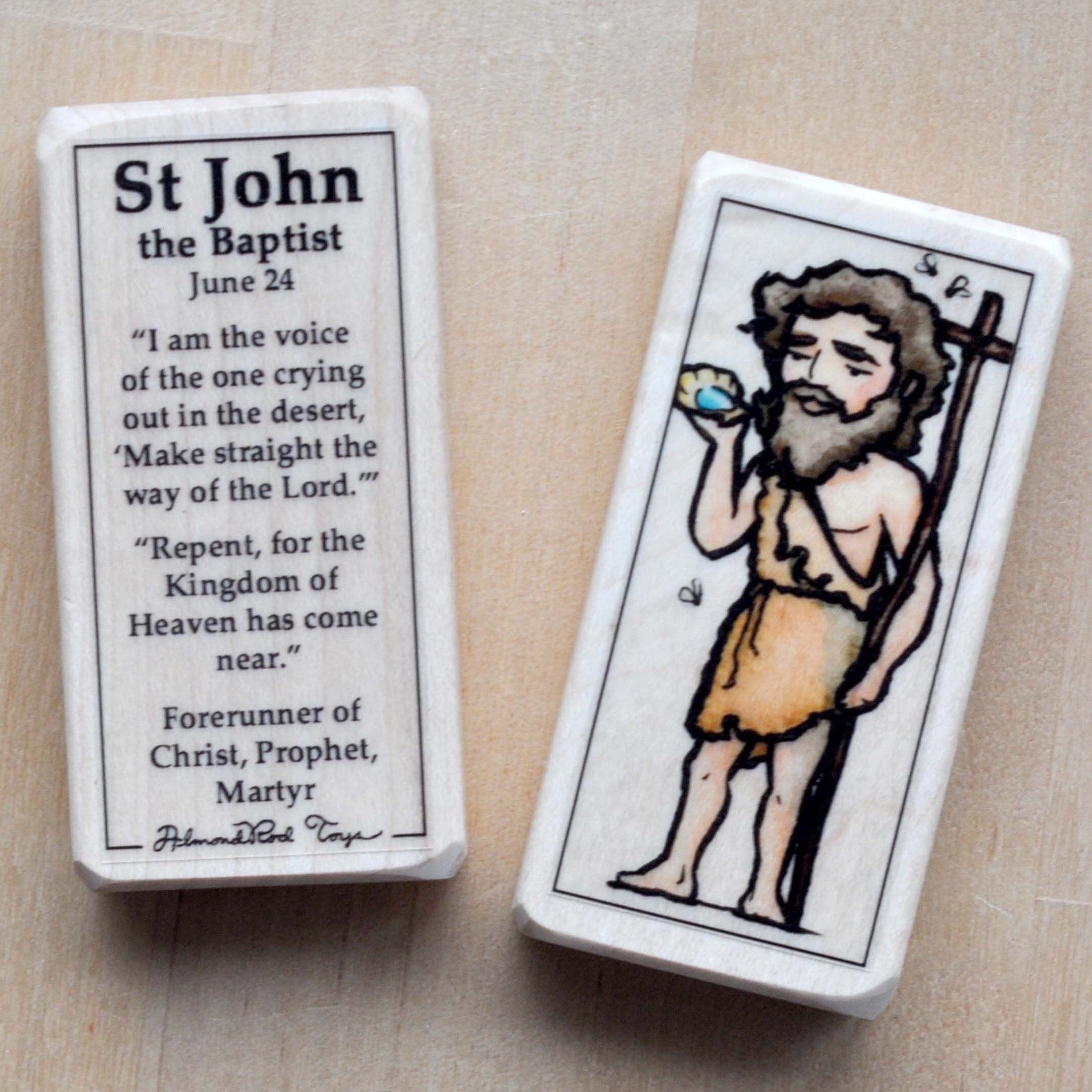 John the Baptist // Patron Saint Block