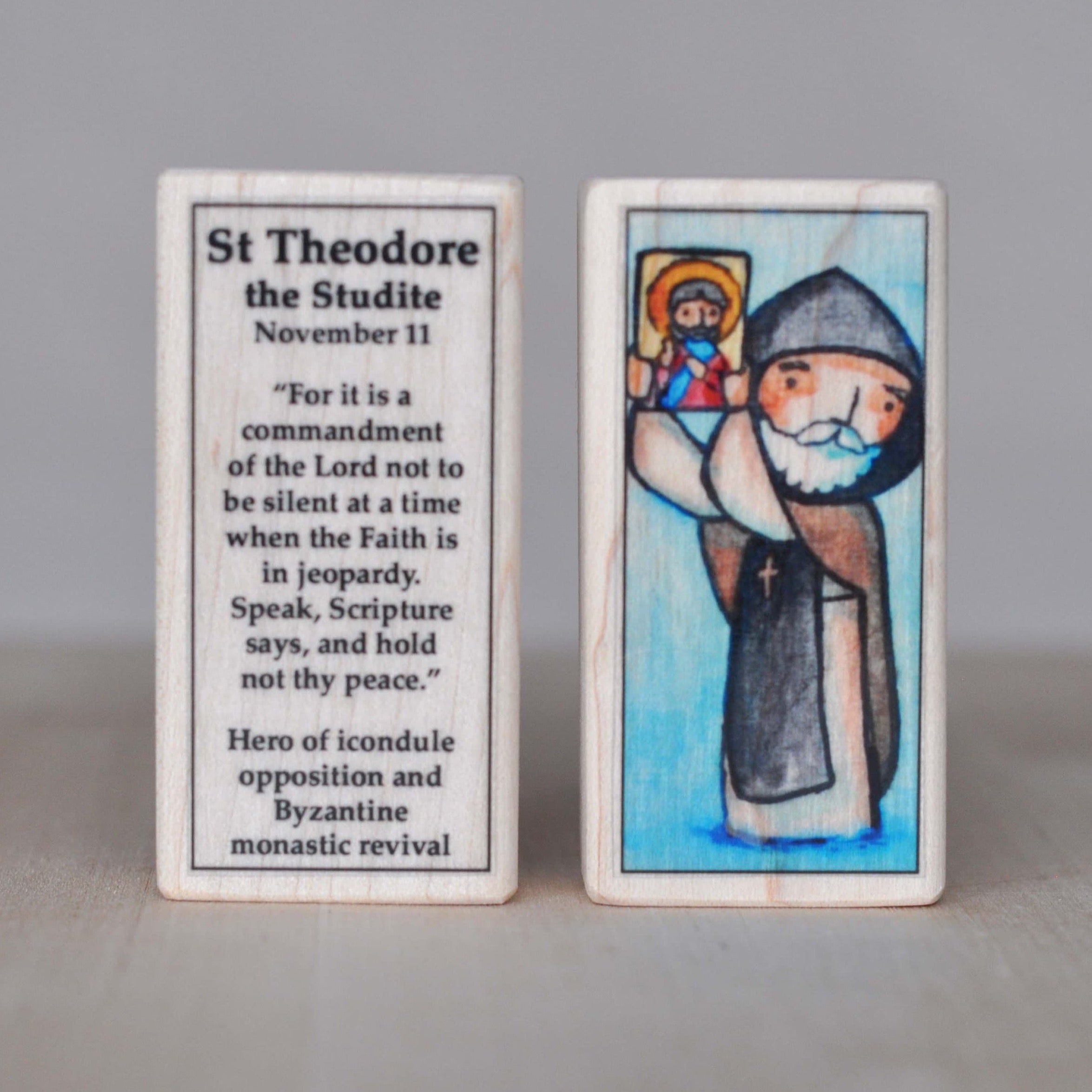 Theodore the Studite // Patron Saint Block