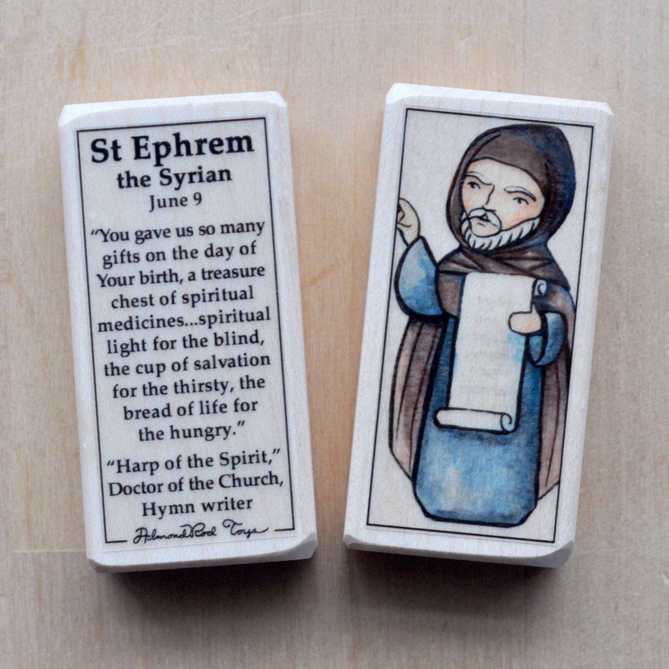 Ephrem the Syrian // Patron Saint Block