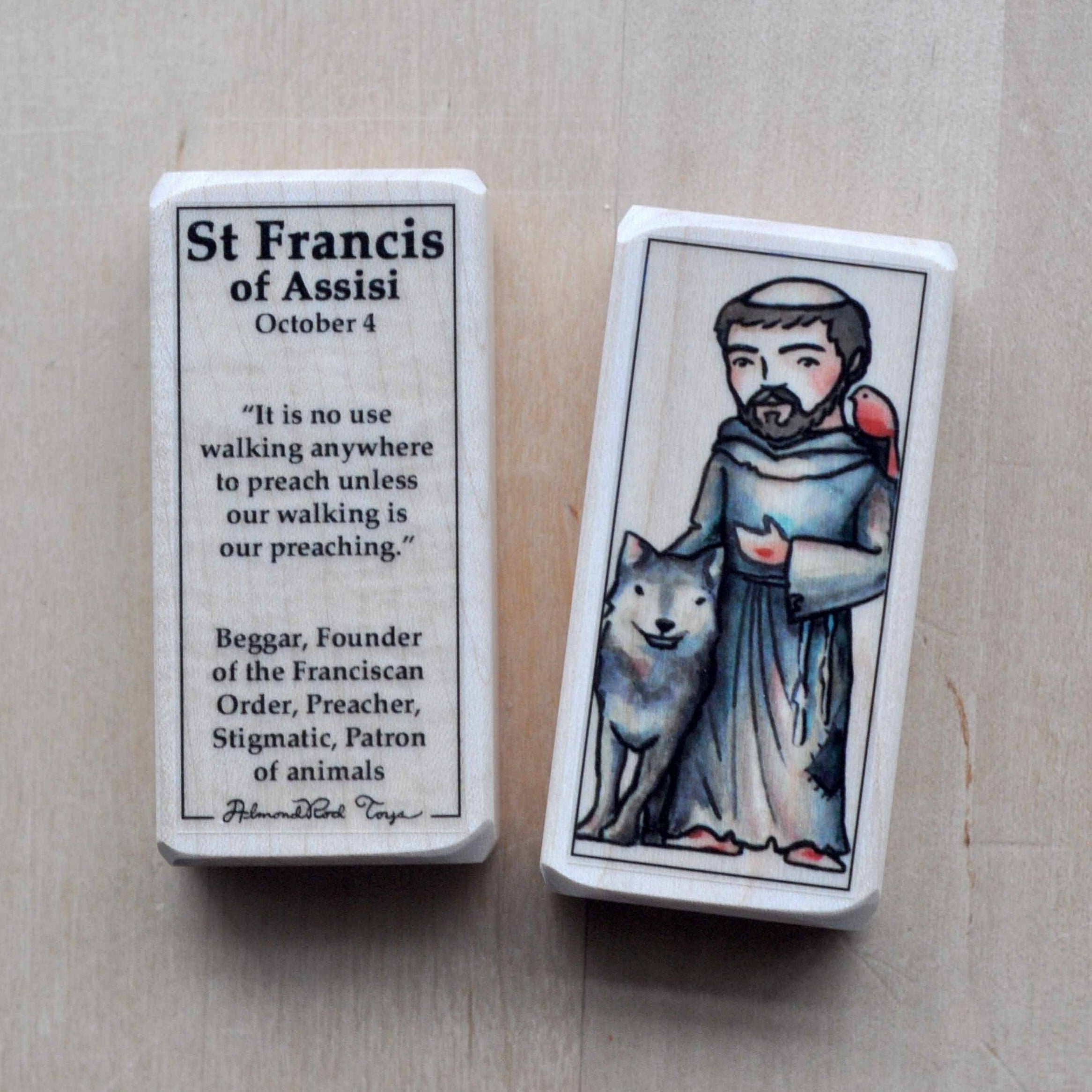 Francis of Assisi // Patron Saint Block